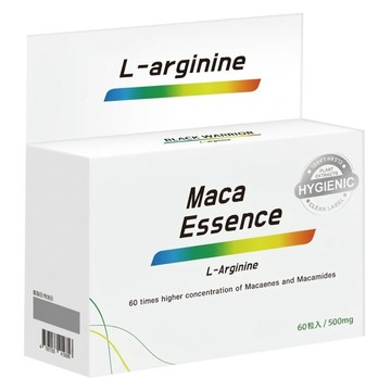 仁濟中藥 御璽黑瑪卡 + L精胺酸強化膠囊  500mg  1盒