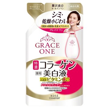 KOSE 高絲 GRACE ONE 極上活妍 緊緻淨斑美容液補充包 200ml (All-in-One 美容液)  1包
