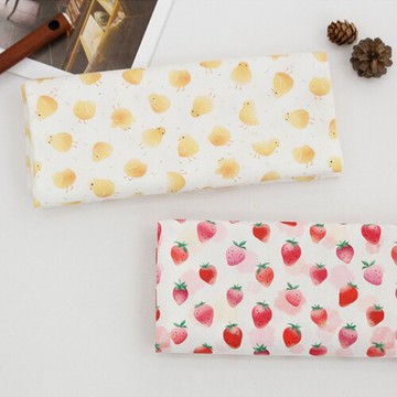 平紋棉布料  小雞草莓系列 CT2695（預定款，請勿直接拍下）