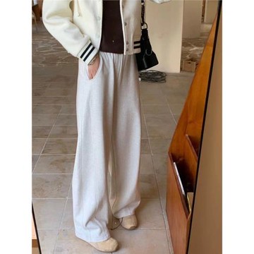 SeaWhen海維恩松弛解構秋款減齡24秋款精棉毛圈休閑褲香蕉褲衛褲