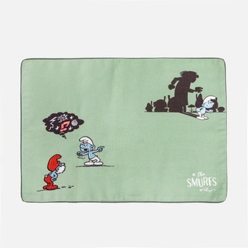 藍色小精靈刺繡餐墊35x50cm 綠