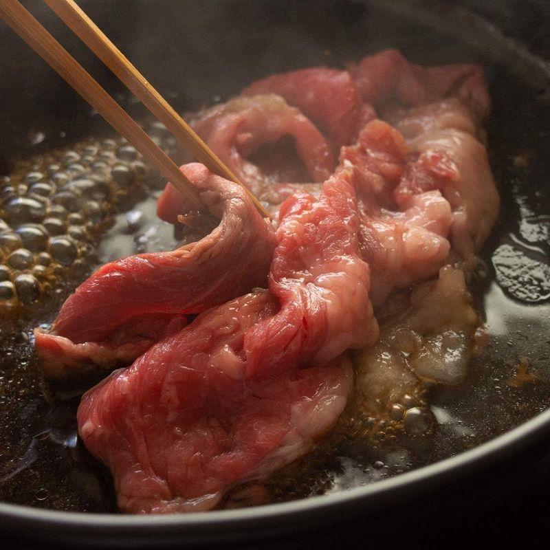 赤身肉の前田牛 すき焼き用 ロース 5?6人前 ギフト箱〔900g〕