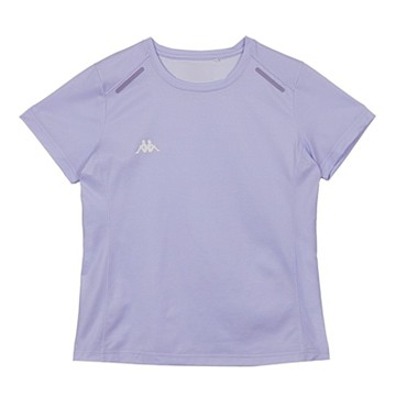KAPPA 義大利時尚吸濕排汗女性短袖圓領衫 花紫 33258PW520