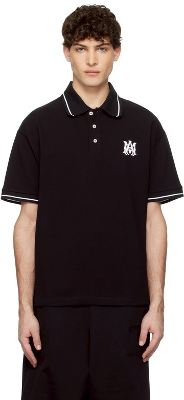 AMIRI 黑色 MA Core Logo Polo 衫
