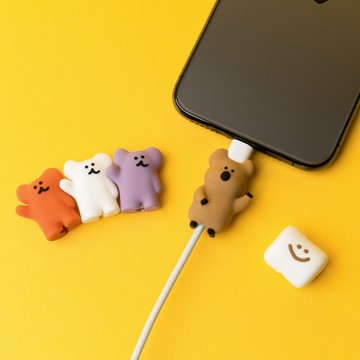 【Dinotaeng】🇰🇷韓國文創 Quokka BOBO 棉花糖咬線套 充電線保護套 咬線器 日落小物 生日禮物