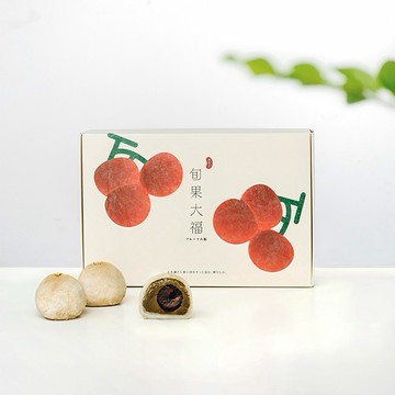 【米弎豆】旬果大福焙茶櫻桃禮盒(6入組)