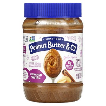 Peanut Butter & Co., 花生塗醬，肉桂卷，1 lb（454 克）