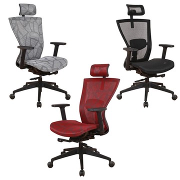 DFhouse 凡爾賽全網人體工學辦公椅(3色)