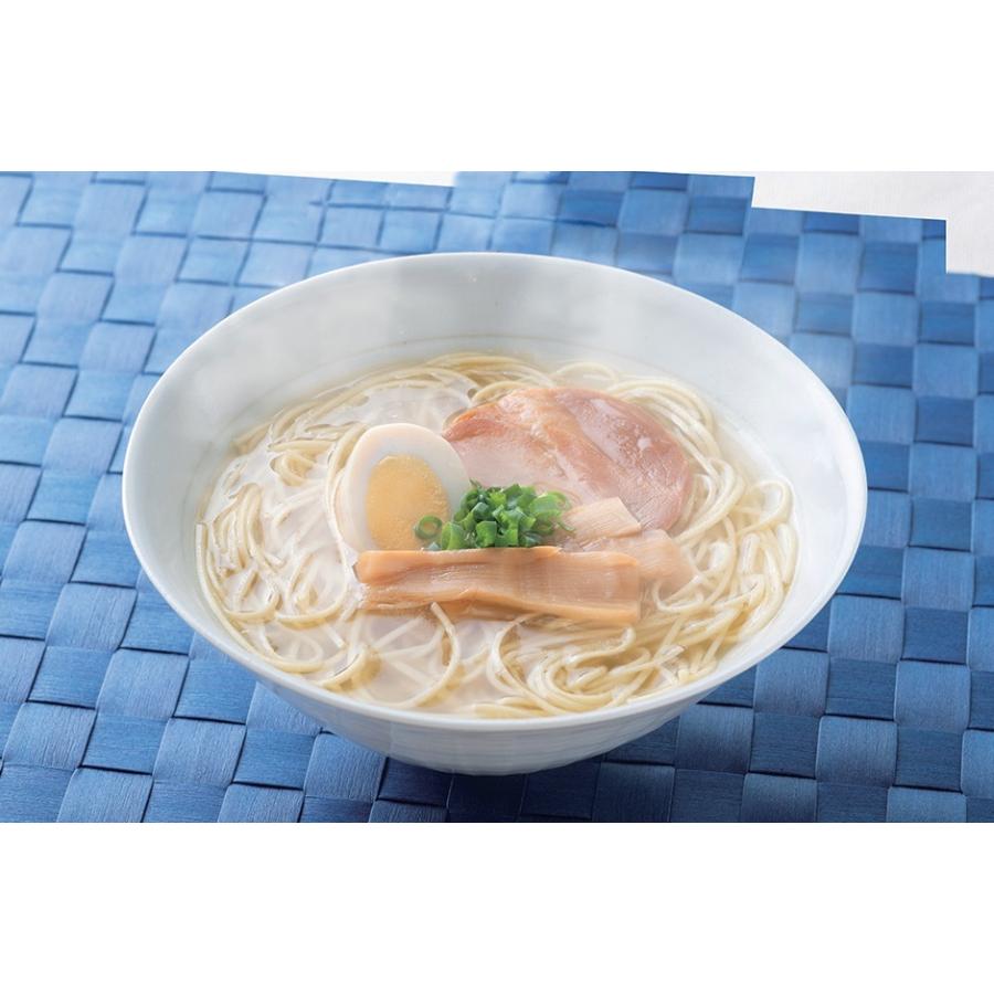 熊本ラーメン　ポイント消化　送料無料　熊本県産小麦　4食入　乾麺　手延べ熊本ラーメン2種セット（豚骨・塩スープ付）