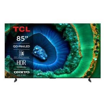 TCL 85型 85C855  4K QD-MiniLED 144HZ Google TV 量子智能連網液晶顯示器  含桌上安裝