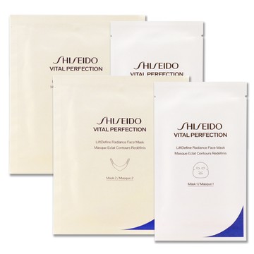 《SHISEIDO 資生堂》激抗痕亮采緊緻面膜（Mask1+Mask2）x 2