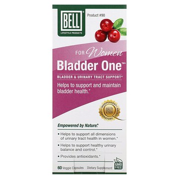 Bell Lifestyle, 女性專用，Bladder One，60 粒素食膠囊