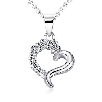 純銀項鍊．美麗之心