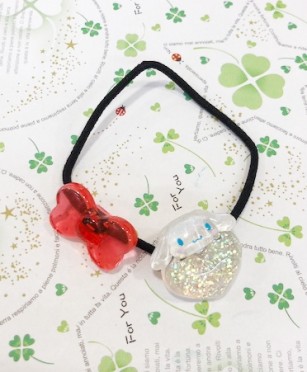 【震撼精品百貨】大耳狗_Cinnamoroll~Sanrio 大耳狗喜拿造型髮束組-心米#06740