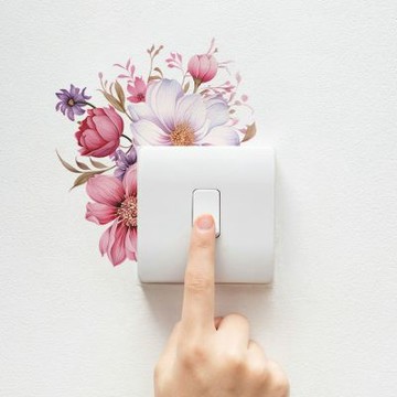 【MR.ZAKKA】創意萬用裝飾貼紙-植物主題 手繪粉彩氣質花朵 居家節慶布置 DIY可移式壁貼 無痕壁貼 牆貼