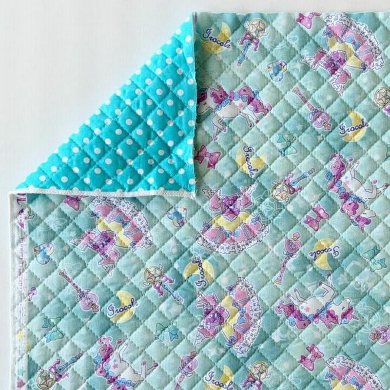 いろコレ リバーシブルキルト生地 マジカルクローゼット ミント 21new キルティング生地 通販 ゆめかわいい ユニコーン 女の子 入園入学 通園通学 通販 Lineポイント最大0 5 Get Lineショッピング
