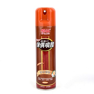 優品輕鬆打傢俱噴腊-檜木450ml
