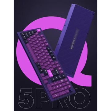 Keychron Q5Pro客制化雙模藍牙機械鍵盤100鍵Gasket熱插拔鋁坨坨