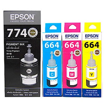EPSON T774100+T664200~T664400原廠墨水(四色一組)*2組