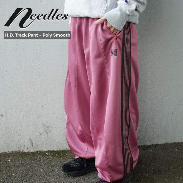 新品 ニードルズ NEEDLES 23SS H.D. Track Pant Poly Smooth ヒザデル