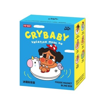 POPMART 泡泡瑪特 CRYBABY Vacation Mode On 系列 哭娃 冰箱貼 盲盒 送人潮玩收藏