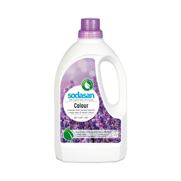 sodasan 蘇達桑 亮彩薰衣草洗衣精  植物成分去污配方  亮彩護色  1.5L  1瓶