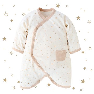 【SISSO有機棉】小幸運星星有機棉蝴蝶裝 3M 6M