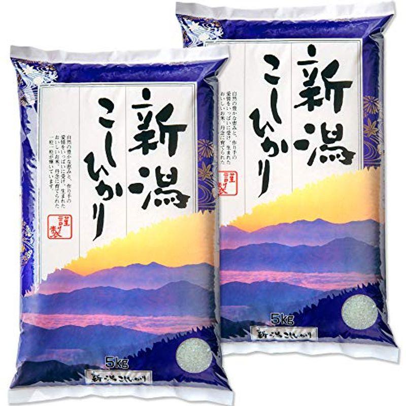 新潟県産 コシヒカリ 山並 白米 10kg (5kg×2 袋) 令和3年産