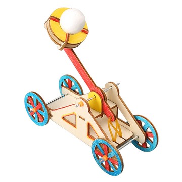 🌈「探夢科學」科技小製作DIY投石車 幼稚園手工拼裝科學實驗模型益智科學教具