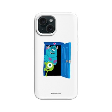 iPhone 15 SolidX 白 - 迪士尼-皮克斯 PIXAR - Knock! 怪獸電力公司
