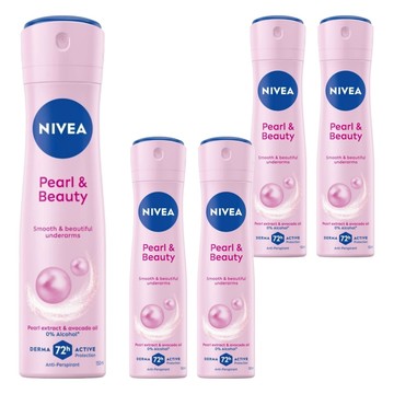 NIVEA 妮維雅 止汗爽身噴霧 珍珠煥采  150ml  5瓶