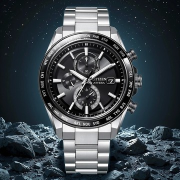 CITIZEN 星辰 鈦金屬 光動能電波計時手錶 AT8295-56E