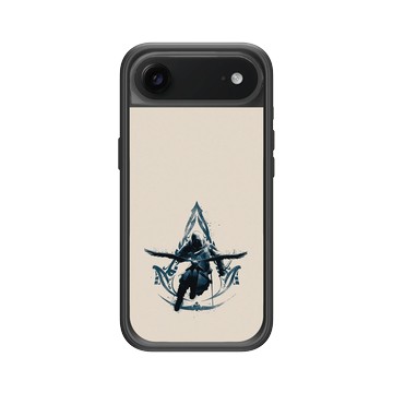 iPhone Air Mod NX -邊框背蓋組合 (相機按鈕) 黑 - Assassin's Creed - Assassin's Creed Mirage® - Basim & Eagle Crest