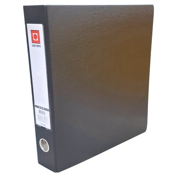 連勤牌文具 三孔 1~1/2 D型夾 LC-718D  黑色  1本