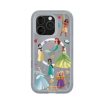 iPhone 16 Pro AirX 流變灰 - 迪士尼-公主系列 Disney Princess - 迪士尼公主 - 貼紙風格
