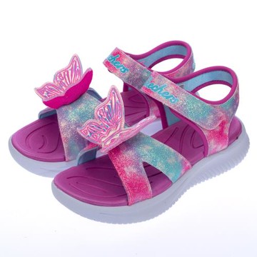 SKECHERS 童鞋 女童涼拖鞋系列 JUMPSTERS SANDAL (303109LPKMT)