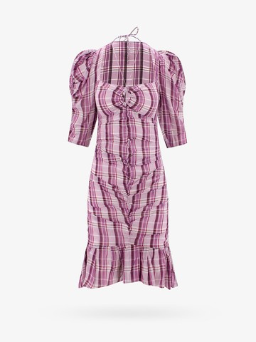 Cotton dress with drapery - ISABEL MARANT ETOILE - gender_Woman