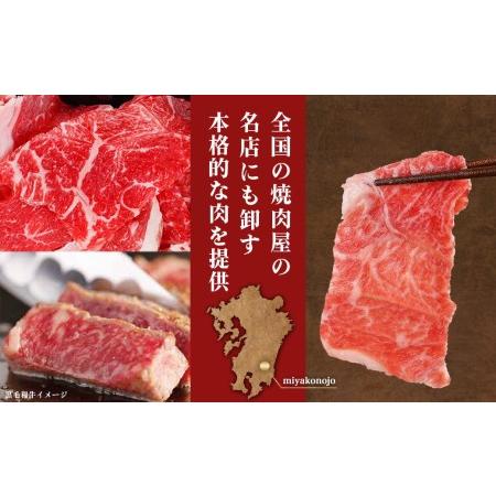 ふるさと納税 切り落とし1.5kg(250g×6パック)_MJ-I903_(都城市) 牛肉 国産黒毛和牛 外モモ ウデ マル バラ モモ ブリスケ .. 宮崎県都城市