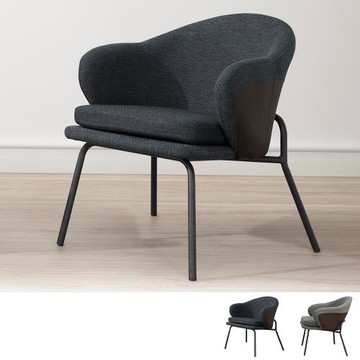 Boden-森達休閒單人椅/扶手餐椅/商務洽談椅/房間椅(兩色可選)