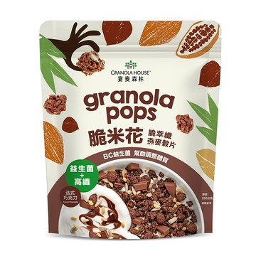 [家速配]宴麥森林-脆米花脆萃纖燕麥穀片-法式巧克力
