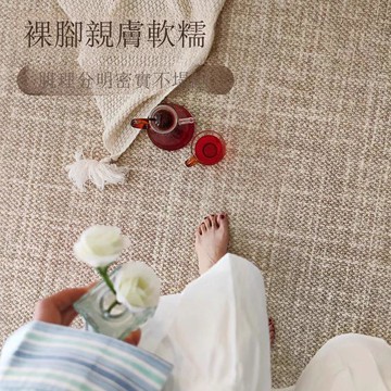 大宅標配耐臟寶藏毯進口羊毛地毯純色侘寂客廳臥室高級感[DD190109]