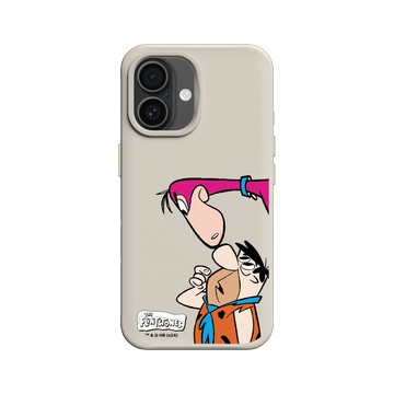 iPhone 16 SolidX 貝殼灰 - 摩登原始人 The Flintstones - 摩登原始人 - 可愛互動