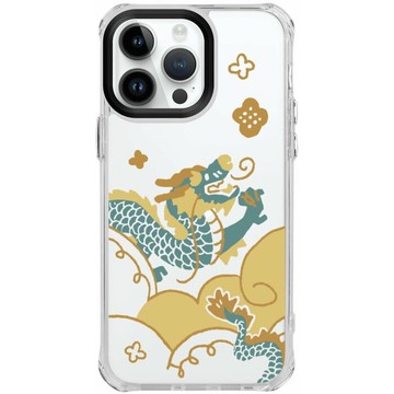 【現貨】印花樂聯名手機殼-透明防摔保護殼/祥龍迎春/開運金