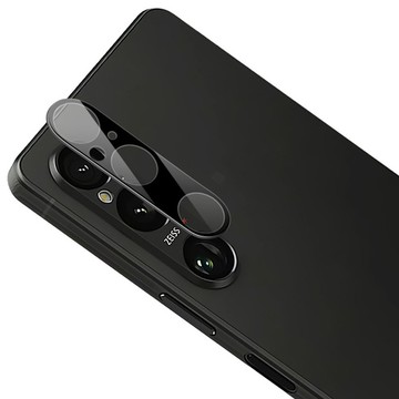 Imak｜SONY Xperia 1 VI 鏡頭玻璃貼(一體式)(曜黑版) 奈米吸附 鏡頭貼 鏡頭保護貼 鏡頭膜