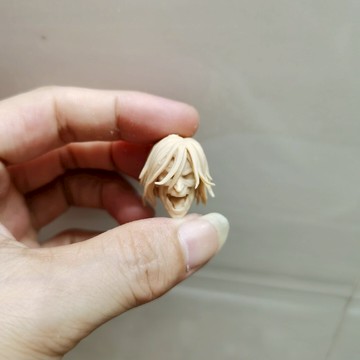 1/12艾倫頭雕 進擊的巨人 頭雕 人偶