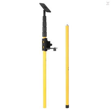 用於線矯直機的伸縮桿鋁合金可調節升降延長支架支架支架,適用於 1/4 英寸和 5/8 英寸激光水平儀