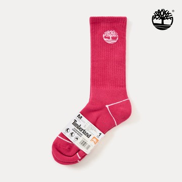 Timberland 中性粉色中筒襪|A5MCKAIT