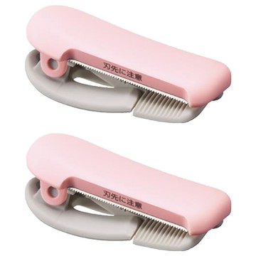 KOKUYO 國譽 KARUCUT夾式膠台 20~25mm  粉色  2個