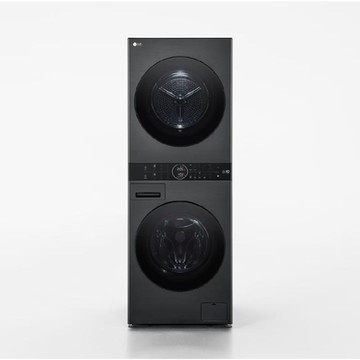 【LG 樂金】WashTower13公斤AI智控黑色洗衣塔洗 WD-S1310B加贈LINE九陽多功能料理鍋