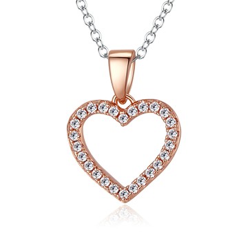 925純銀項鍊．璀璨之心．愛心．女．八心八箭．生日禮物．CS5021